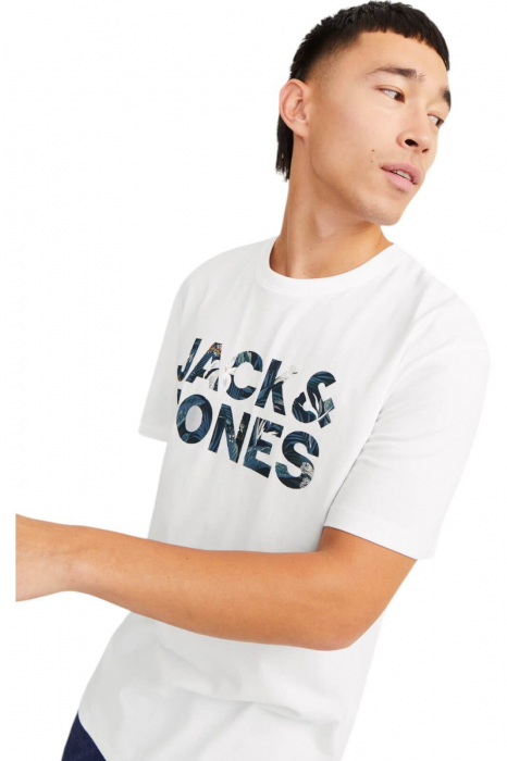 Tricou JACK &JONES Bryan Corp Logo - 12268127-White [3]