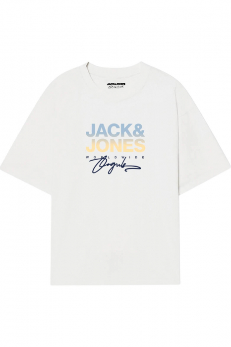 Tricou JACK JONES Canggu - 12281809-Bright White