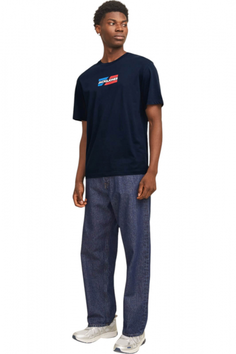 Tricou JACK &JONES Corp Graphic - 12268415-Sky Captain [4]