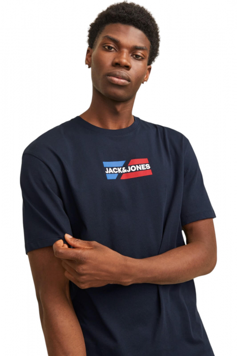 Tricou JACK &JONES Corp Graphic - 12268415-Sky Captain [3]