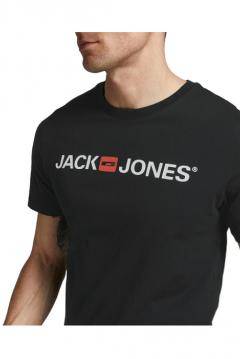 Tricou JACK &JONES Corp Logo - 12137126-Black SLIM FIT [5]