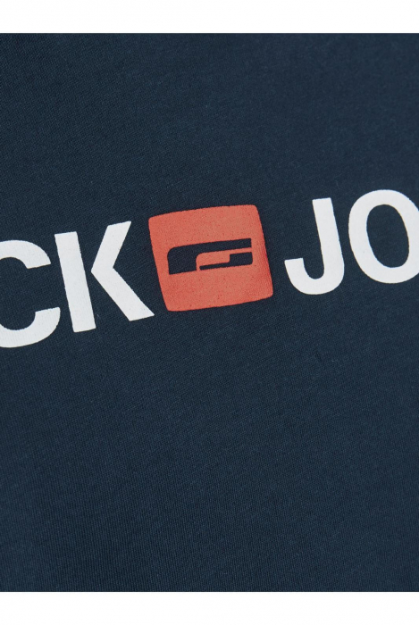 Tricou JACK &JONES Corp Logo - 12137126-Navy Blazer SLIM FIT [5]