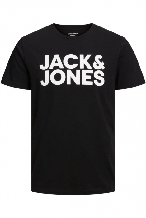 Tricou JACK JONES Corp Logo - 12151955-Black WL