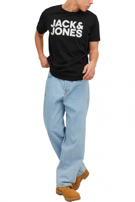 Tricou JACK &JONES Corp Logo - 12151955-Black WL [4]