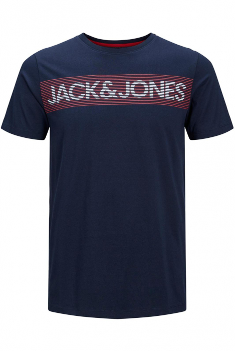 Tricou JACK JONES Corp Logo - 12151955-Navy Blazer Play-3