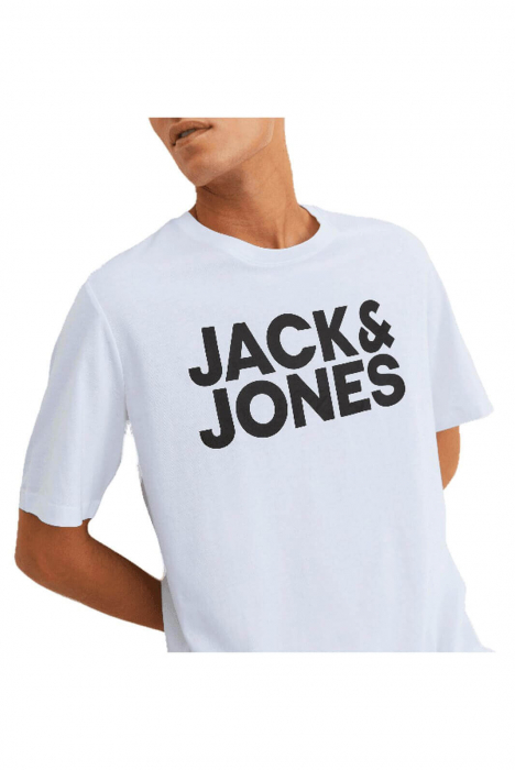 Tricou JACK &JONES Corp Logo - 12151955-White BL [3]