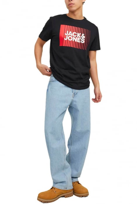 Tricou JACK &JONES Corp Logo - 12233999-Black [4]