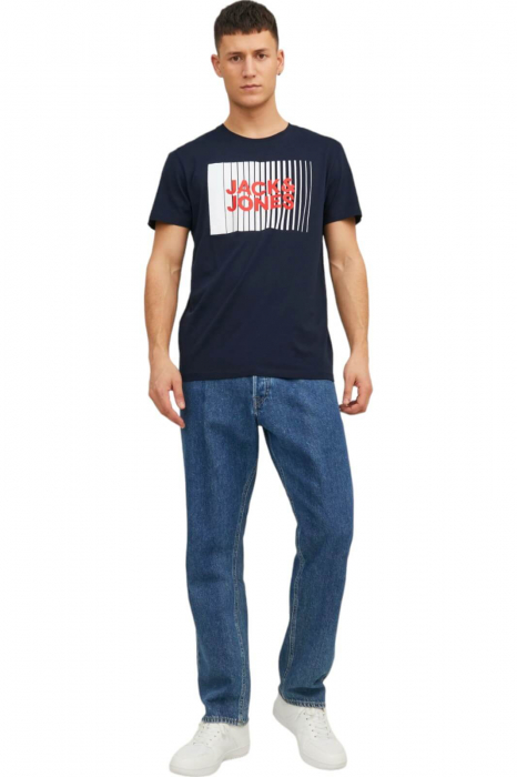 Tricou JACK &JONES Corp Logo - 12233999-Navy Blazer [5]