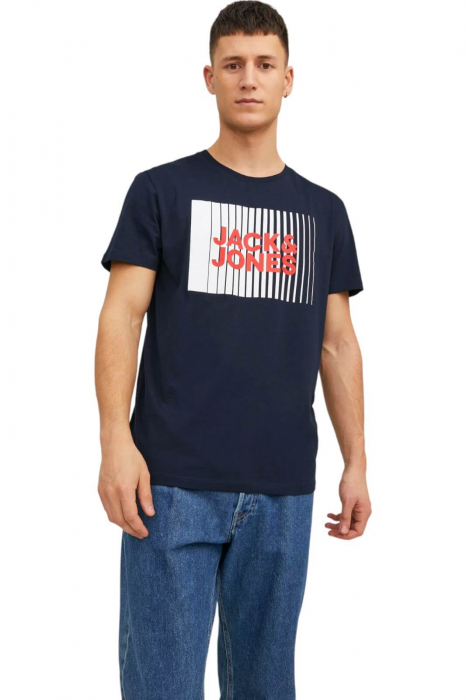 Tricou JACK &JONES Corp Logo - 12233999-Navy Blazer [4]