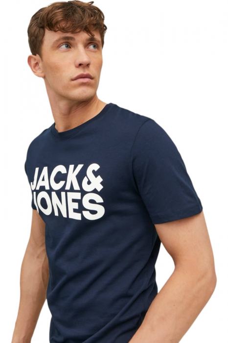 Tricou JACK &JONES Corp Logo LP - 12151955-Navy Blazer BWL [3]