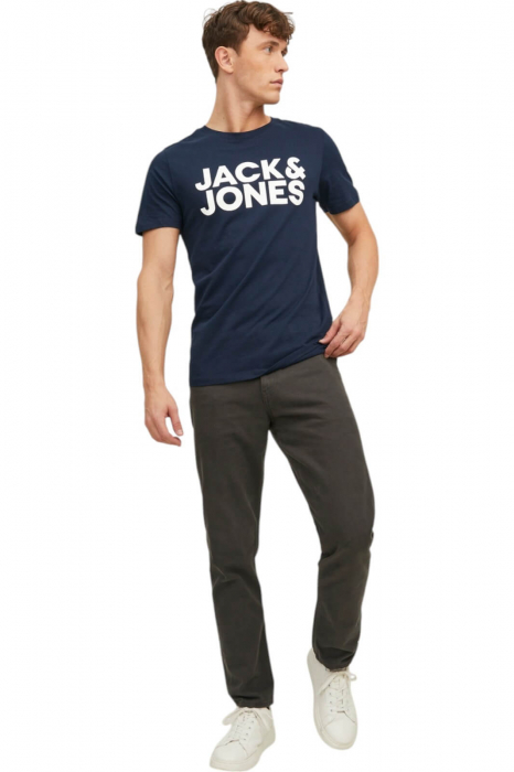 Tricou JACK &JONES Corp Logo LP - 12151955-Navy Blazer BWL [4]