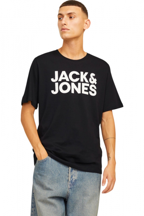 Tricou JACK &JONES Corp Logo LP Multipack - 3 tricouri - 12191762-White [5]