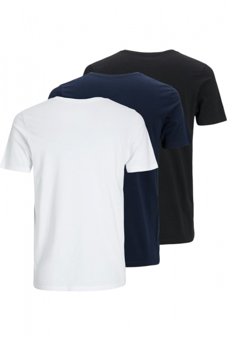 Tricou JACK &JONES Corp Logo Multipack - 3 tricouri - 12191330-White [2]