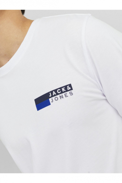 Tricou JACK &JONES Corp Logo Small Print - 12233999-White SP [3]
