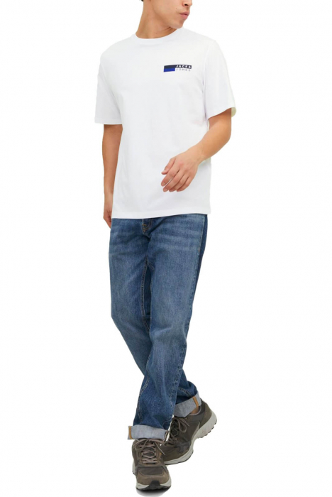 Tricou JACK &JONES Corp Logo Small Print - 12233999-White SP [4]