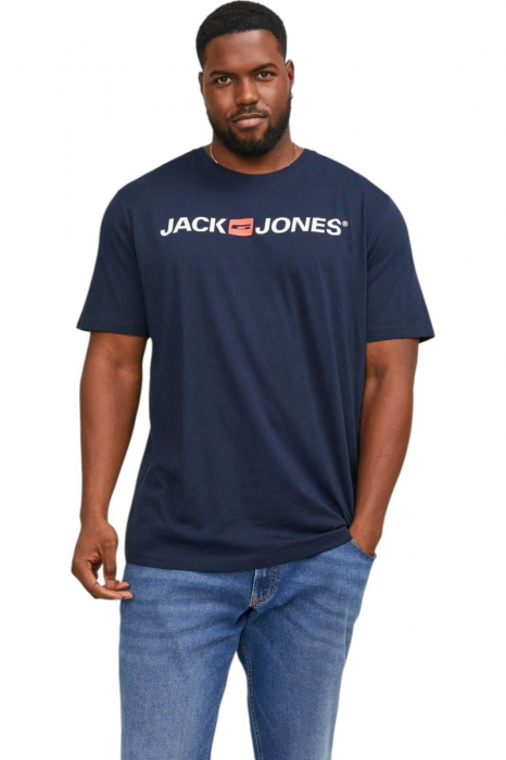 Tricou JACK JONES Corp Logo SS PLS - 12184987-Navy Blazer