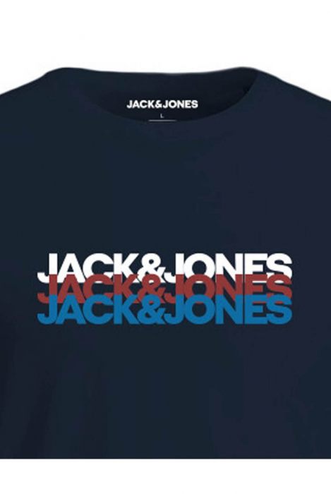 Tricou JACK &JONES Cyber - 12256777-Navy Blazer [2]