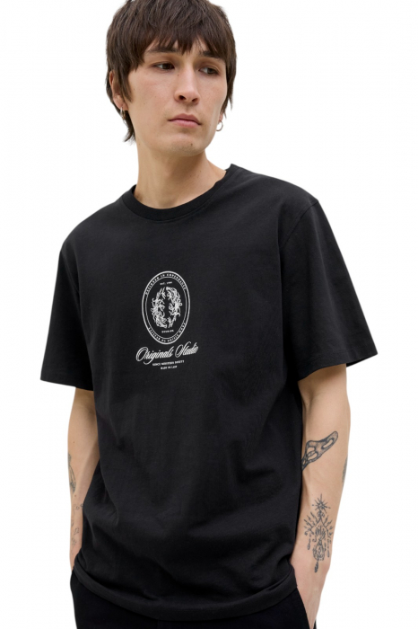 Tricou JACK &JONES Dia Graphic Front - 12286609-Black [3]