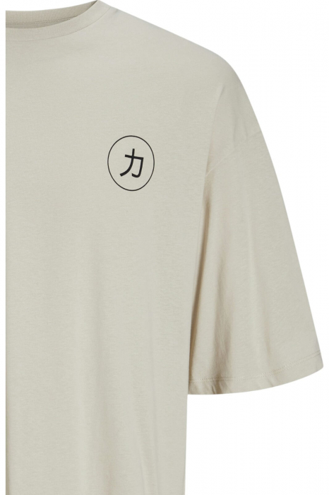 Tricou JACK &JONES Dragon Back Print - 12273504-Moonbeam [4]