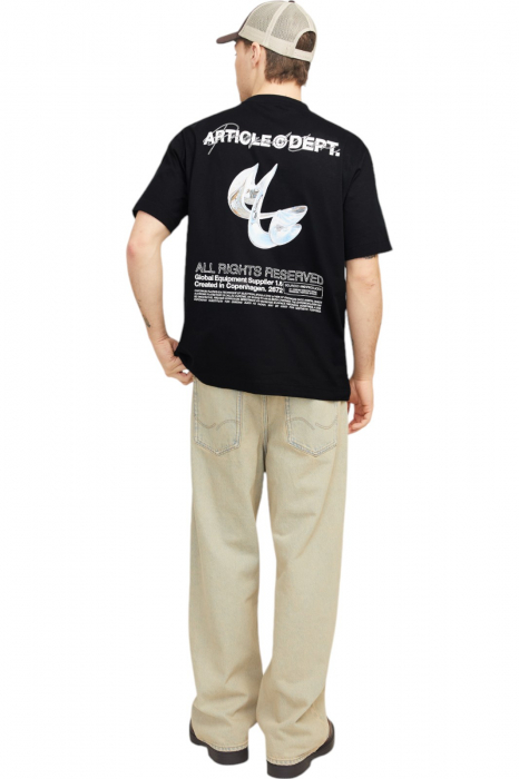 Tricou JACK &JONES Dynamic Dust - 12273867-Black [2]