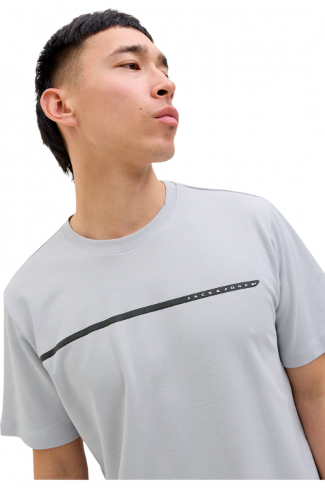 Tricou JACK &JONES Fusion Full Branding - 12273120-Gray Dawn [3]