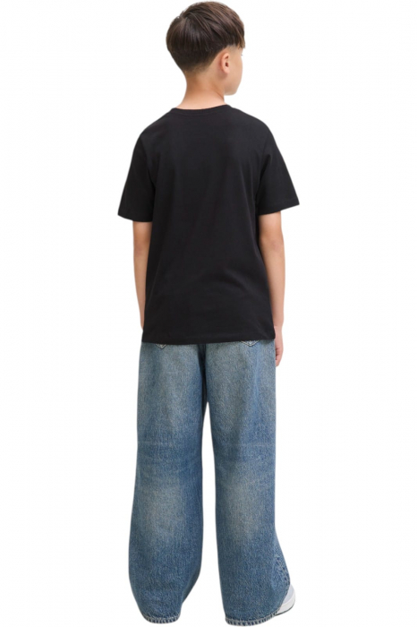Tricou JACK &JONES Geplas Crew JNR - 12279670-Black [2]