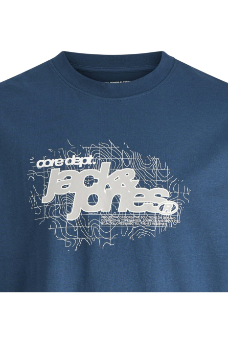 Tricou JACK &JONES Grid Branding JNR - 12288652-Titan [2]