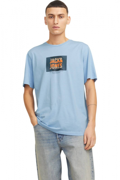 Tricou JACK JONES Hudson - 12268477-Chambray Blue