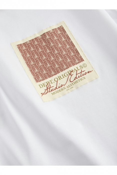 Tricou JACK &JONES Islington AOP - 12273019-Bright White [4]