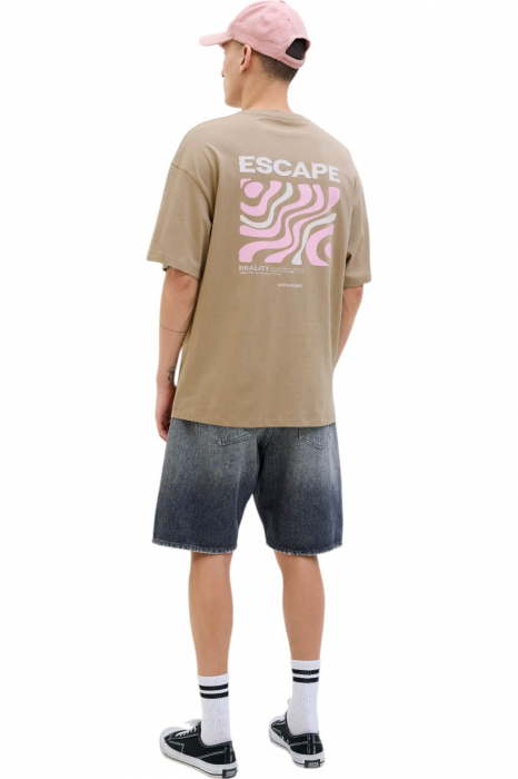 Tricou JACK &JONES James - 12268471-Coriander [2]
