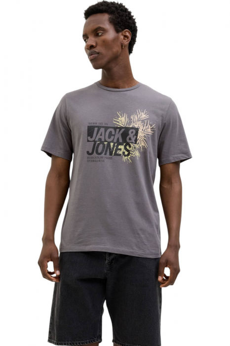 Tricou JACK JONES Jaxon LN - 12269390-Castlerock