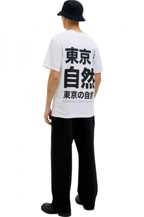 Tricou JACK &JONES Jayce - 12271257-White [2]