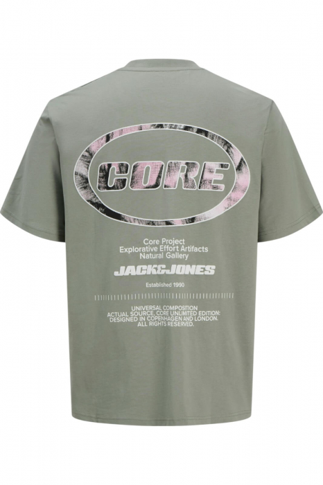 Tricou JACK &JONES Lido AOP Back Print - 12276629-Shadow [2]