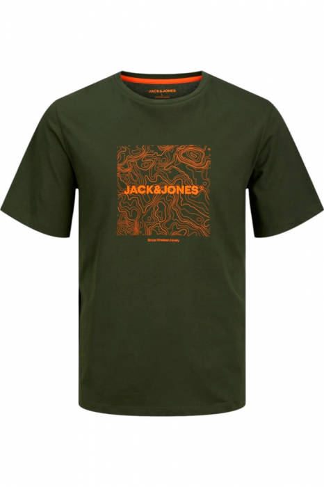 Tricou JACK JONES Liner - 12256780-Kombu