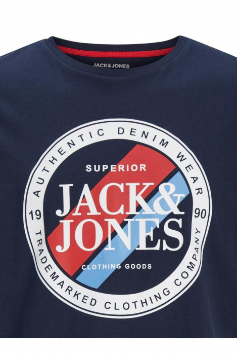 Tricou JACK &JONES Loof - 12248624-Navy Blazer [2]