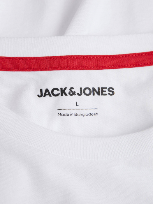 Tricou JACK &JONES Loof - 12248624-White [3]