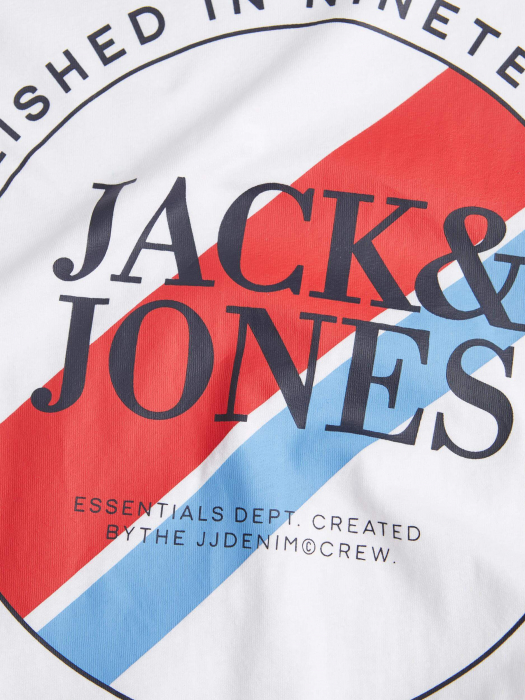 Tricou JACK &JONES Loof - 12248624-White [2]