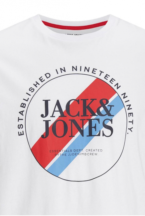 Tricou JACK &JONES Loof - 12248624-White [4]