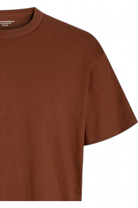 Tricou JACK &JONES Lucca Blank - 12276585-Brandy [3]