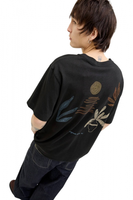 Tricou JACK &JONES Marrakesh Sketch - 12273388-Black [3]