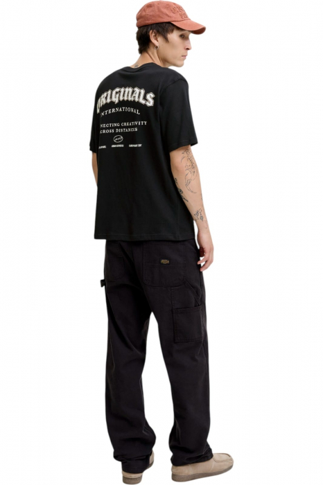 Tricou JACK &JONES Meadows Typo - 12283848-Black [2]