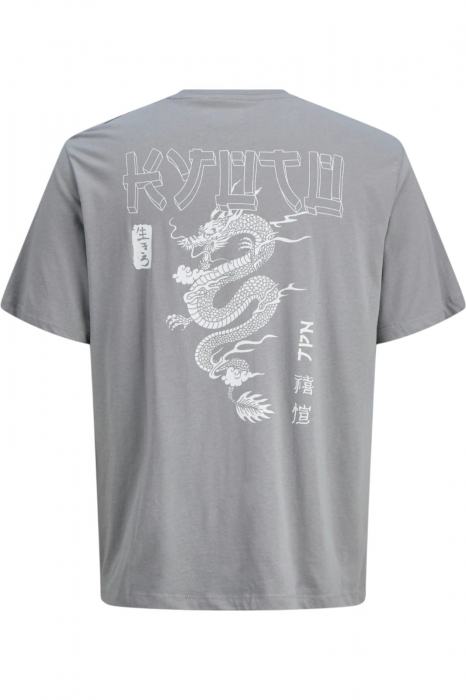 Tricou JACK &JONES Miko Crew JNR - 12279679-Ultimate Grey [2]