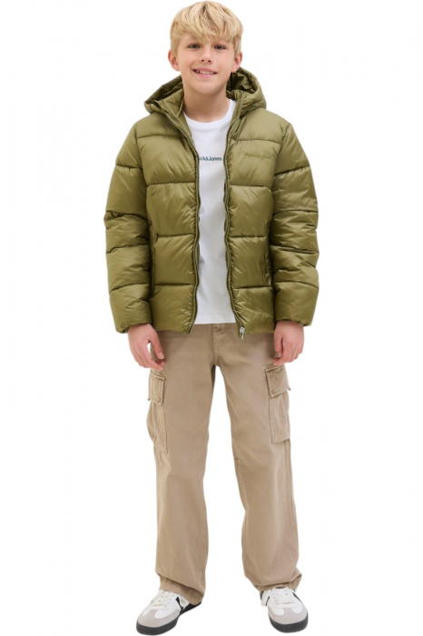 Tricou JACK &JONES Mine Crew JNR - 12279668-White [5]