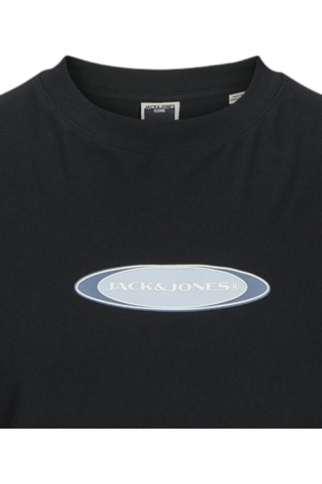 Tricou JACK &JONES Pacer Branding - 12273880-Black [2]