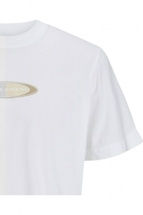 Tricou JACK &JONES Pacer Branding - 12273880-Bright White [4]