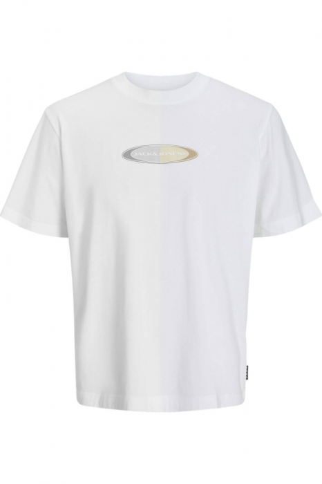 Tricou JACK JONES Pacer Branding - 12273880-Bright White