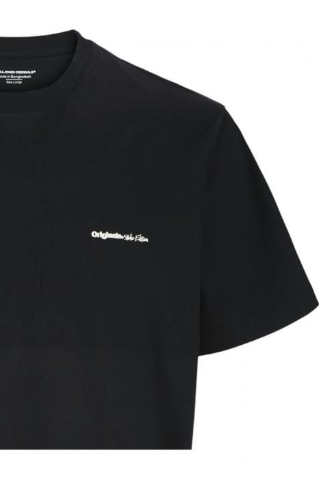 Tricou JACK &JONES Paros Abstract Backprint - 12273385-Black [4]