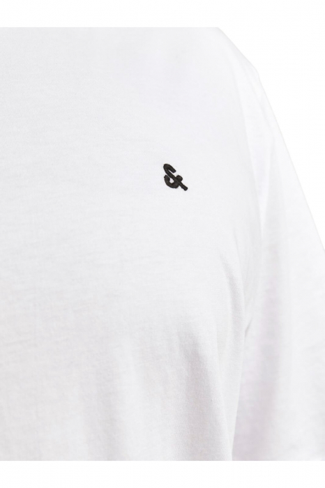 Tricou JACK &JONES Paulos Crew PLS - 12253778-White [4]