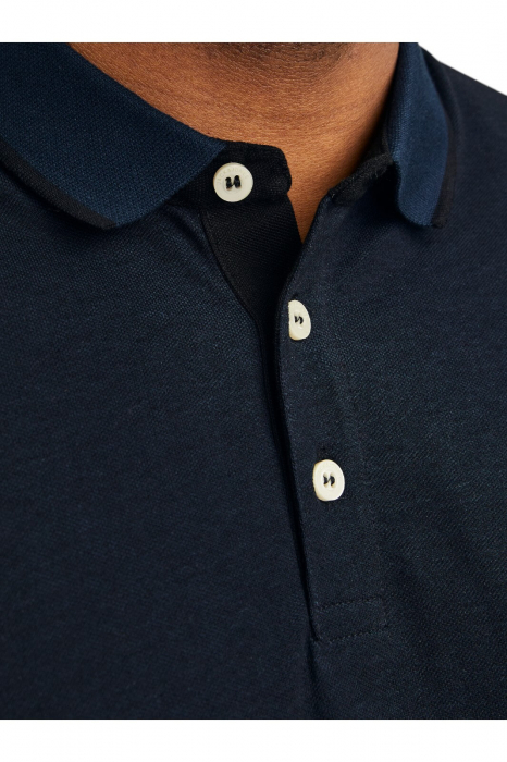 Tricou JACK &JONES Paulos Polo SS PLS - 12143859-Dark Navy [4]