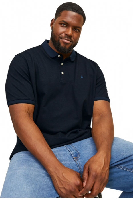 Tricou JACK &JONES Paulos Polo SS PLS - 12143859-Dark Navy [3]
